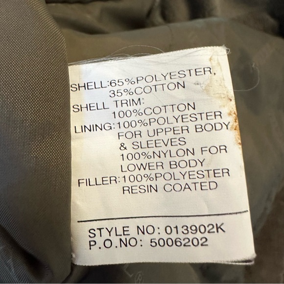 Vintage 90s Pacific Trail Jacket XXLT Outdoors Windbreaker Parka Bomber Olive - Picture 12 of 12